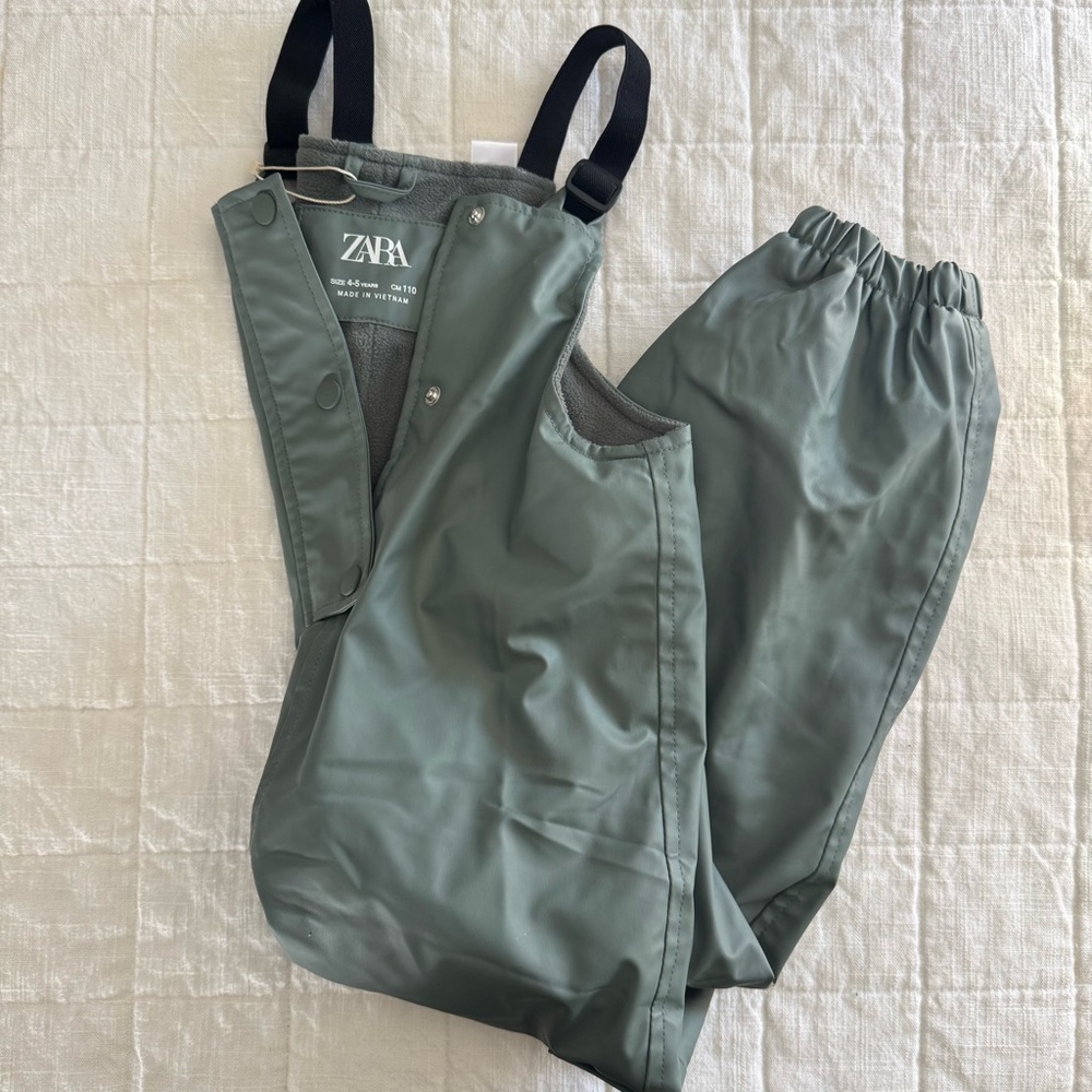 NWOT Zara Kids Rain Pants